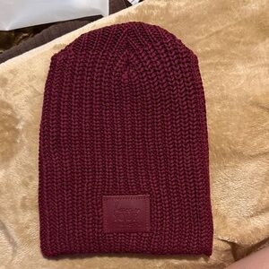 Love Your Melon Burgundy Knit Beanie